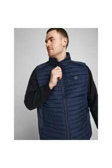 Jack Jones Multı Bodywarmer Erkek Büyük Beden Yelek 12205347 - 5