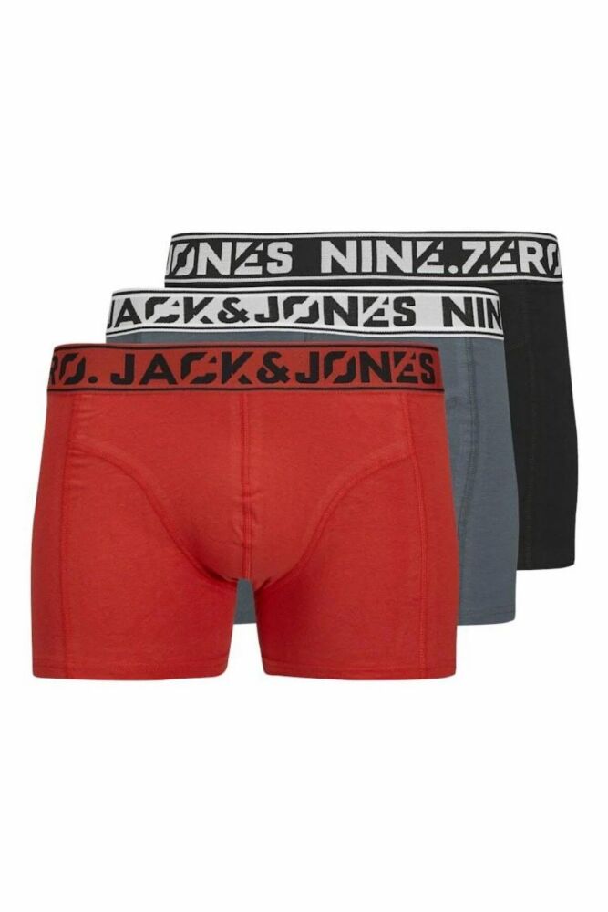 Jack Jones Nıne Zero Slıd 3 Lü Paket Erkek Boxer 12277555