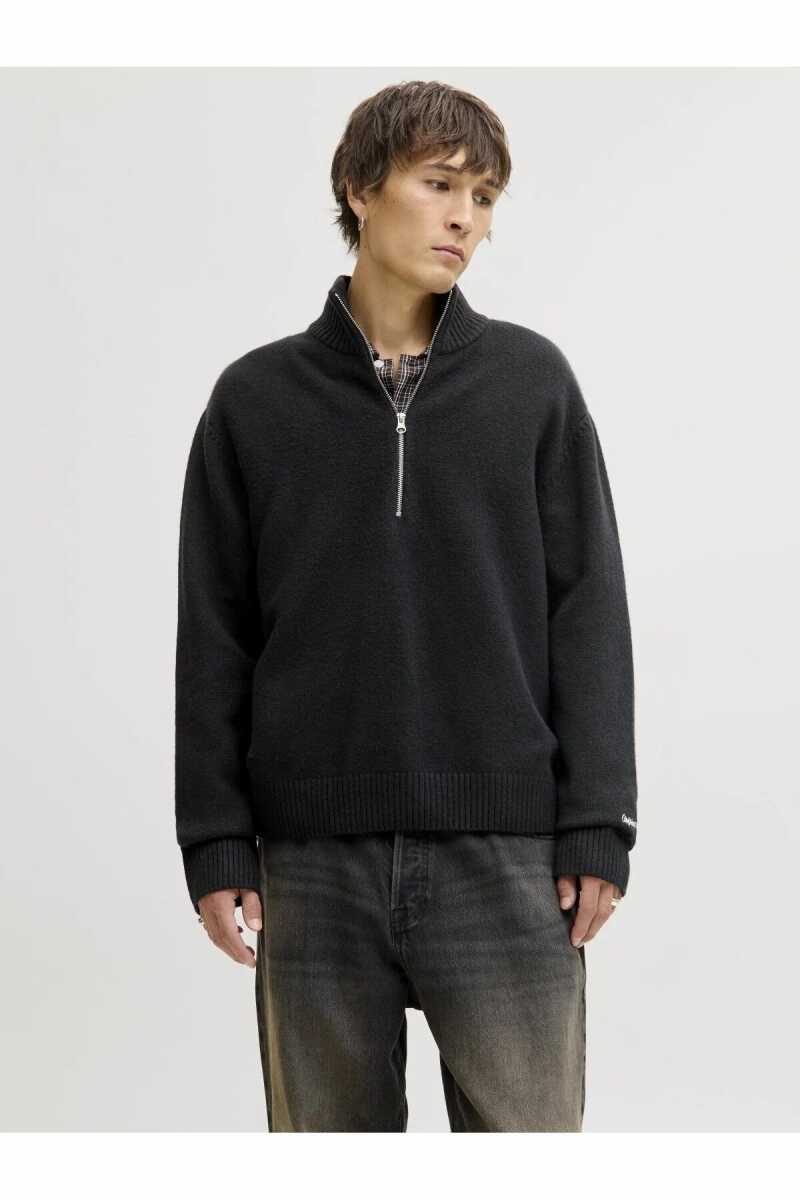 Jack Jones Norrebro Fermuarlı Yaka Loose Fit Erkek Kazak 12282749