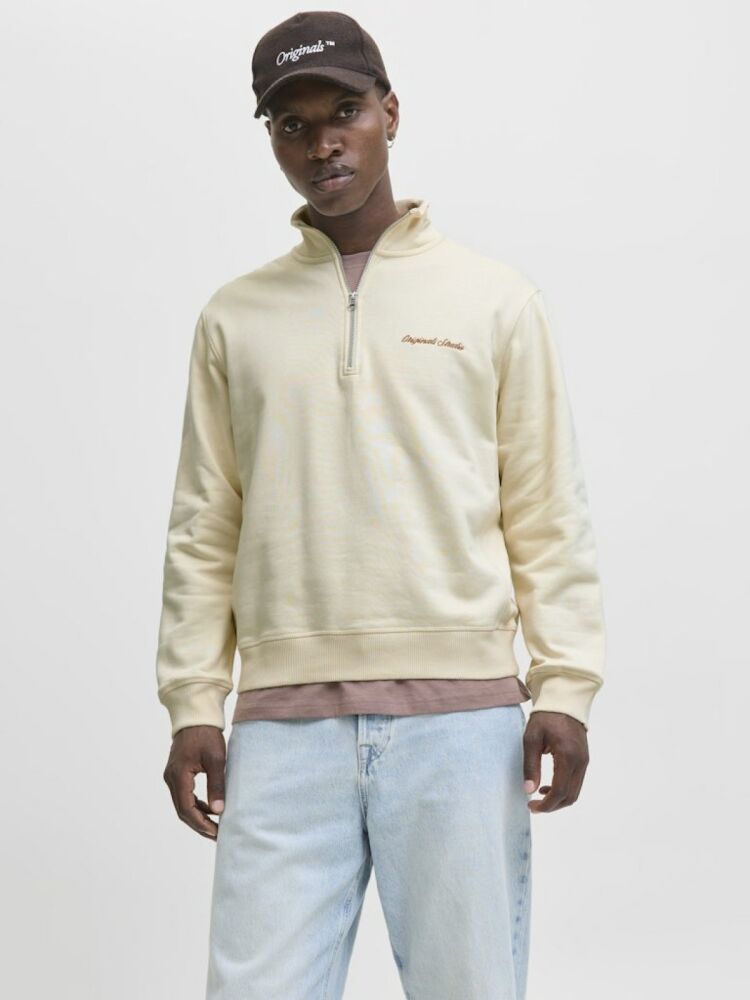 Jack Jones Norrebro Fermuarlı Yaka Relax Fit Erkek Sweat 12282899
