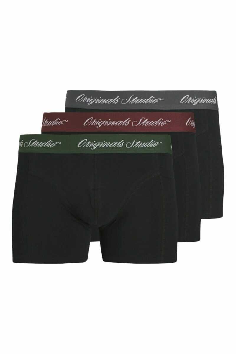 Jack Jones Norrebro Solıd 3 Lü Paket Erkek Boxer 12287141