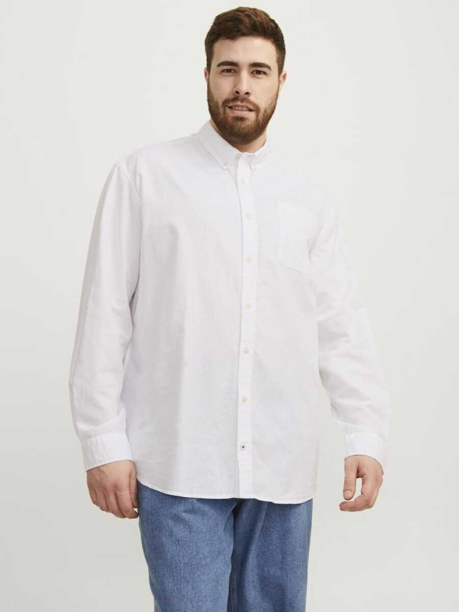 Jack Jones Oxford Plus Büyük Beden Erkek Gömlek 12190444