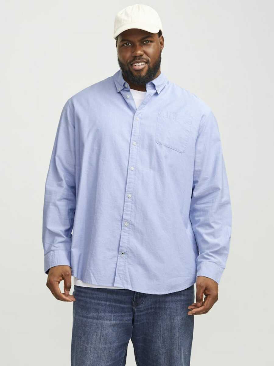 Jack Jones Oxford Plus Büyük Beden Erkek Gömlek 12190444