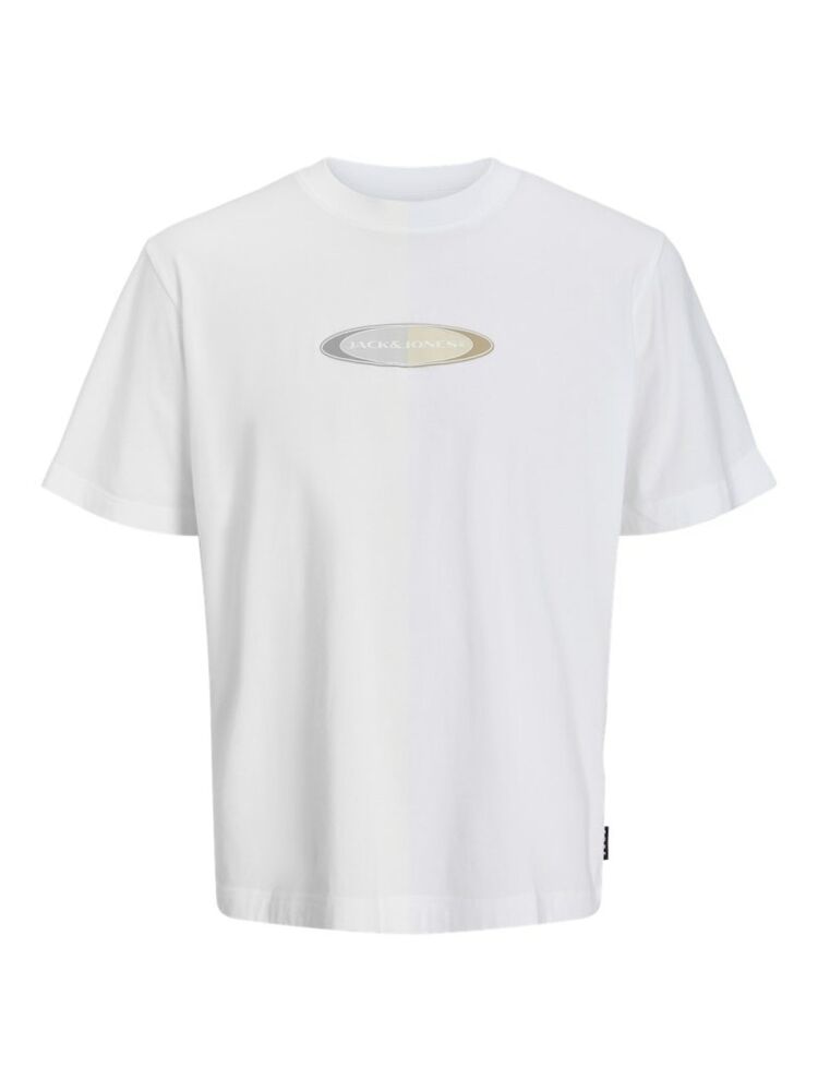 Jack Jones Pacer Brandıng Prınt Relax Fit Erkek Tişört 12273880 - 1