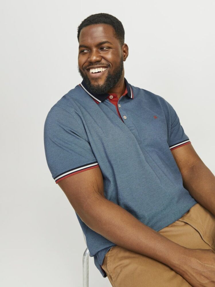 Jack Jones Paulos Büyük Beden Polo Erkek Tişört 12143859 (1)