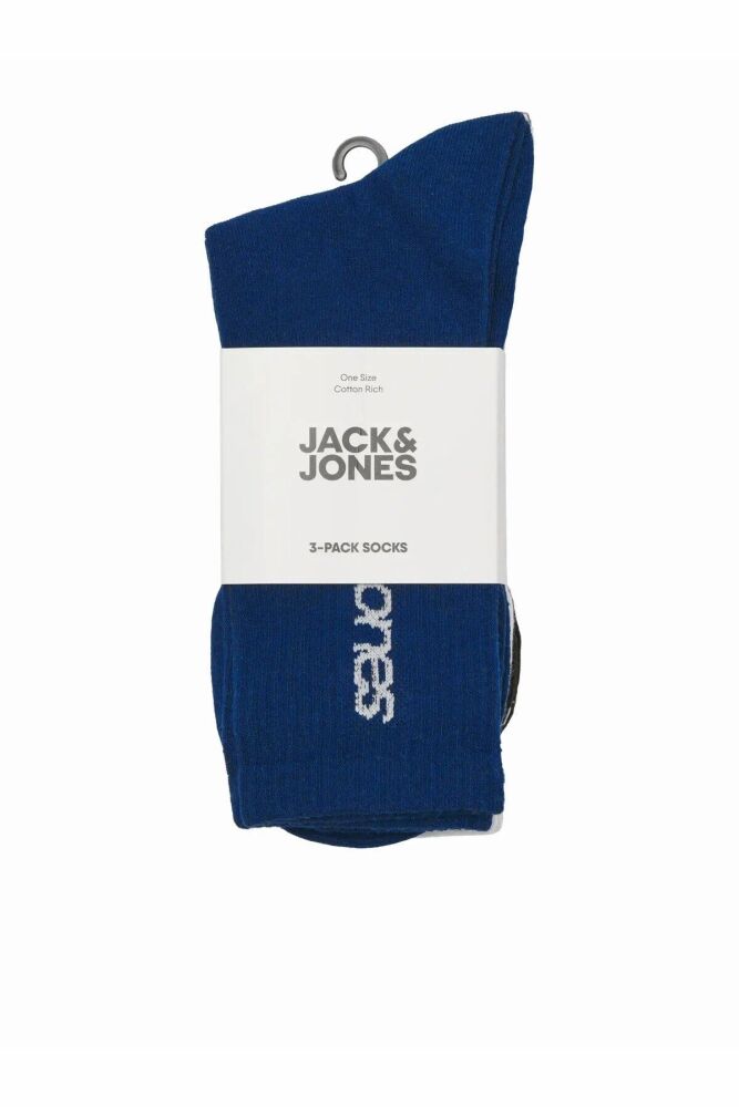 Jack Jones Pete Tennis 3 Lü Paket Erkek Çorap 12295438 (1)