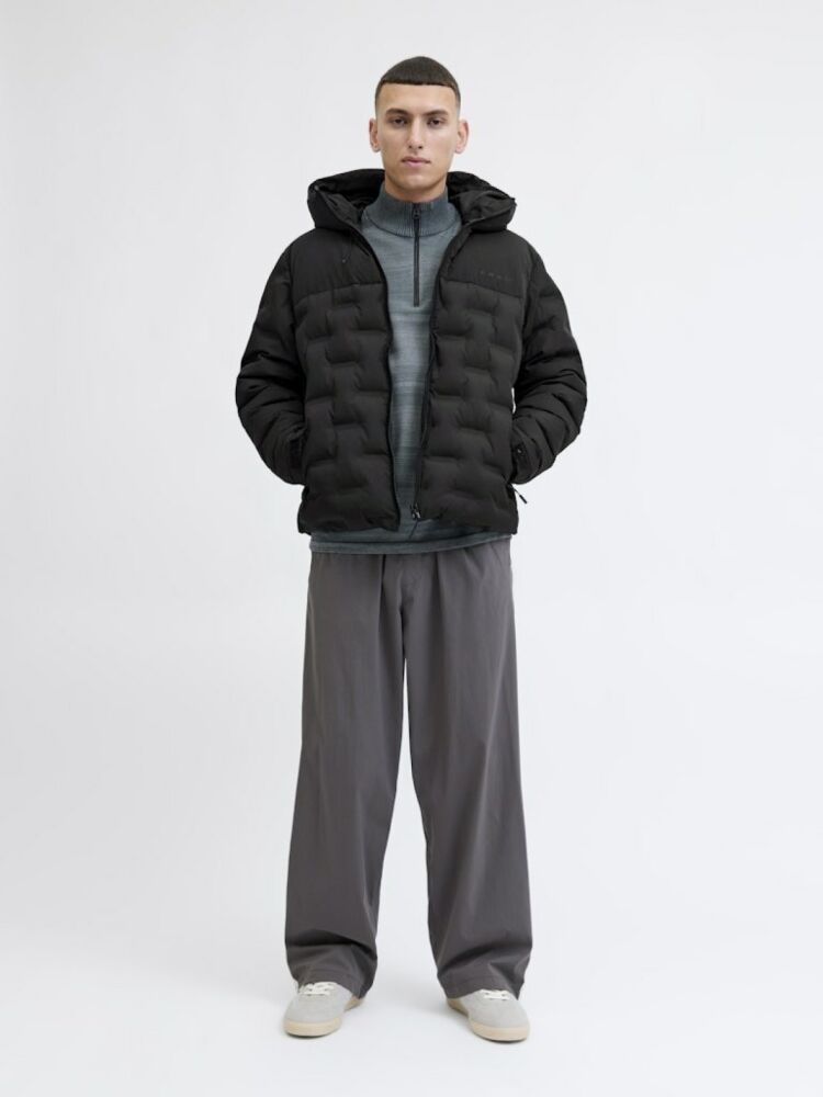 Jack Jones Poınt Heat Quılted Puffer Erkek Ceket 12285932 (1)