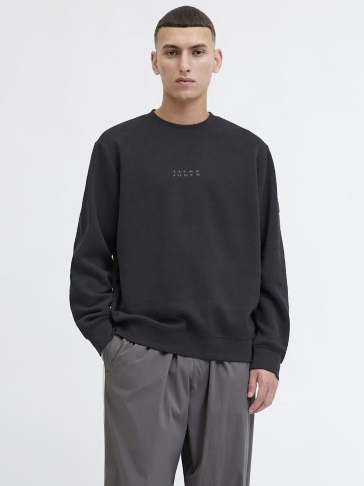 Jack Jones Poınt Relax Fit Erkek Sweat 12285667
