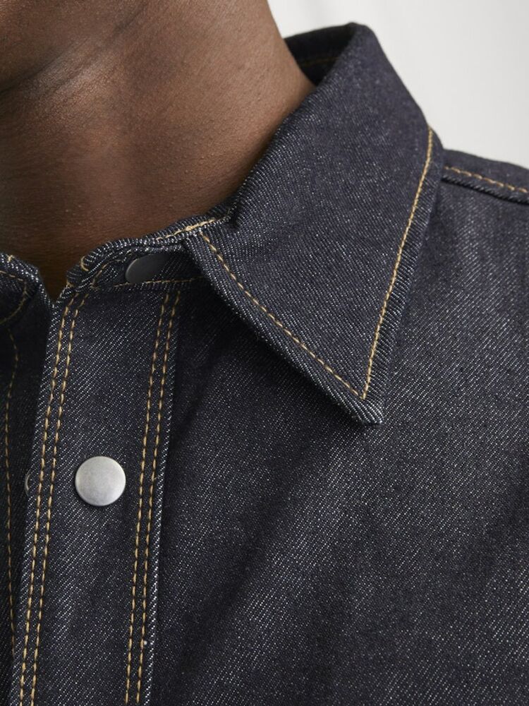 Jack Jones Raustın Erkek Jean Gömlek 12277480 - 4