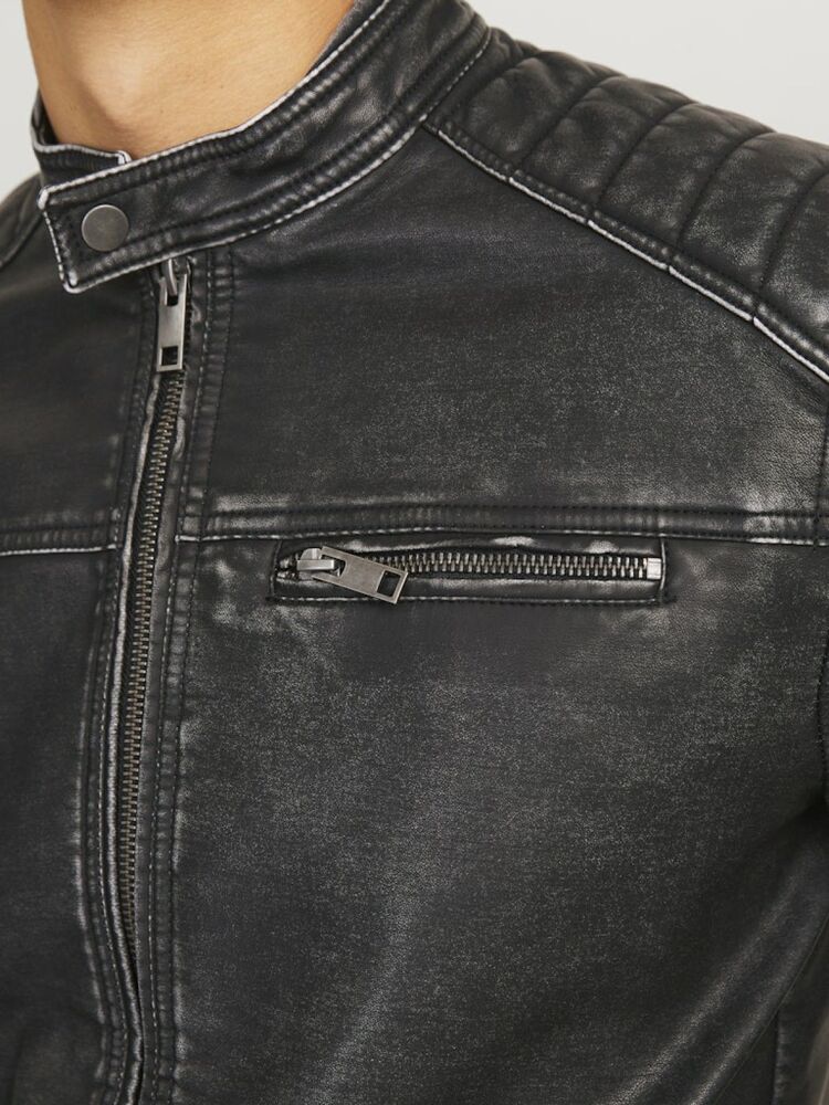Jack Jones Rocky Washed Pu Suni Deri Erkek Ceket 12273226 - 2