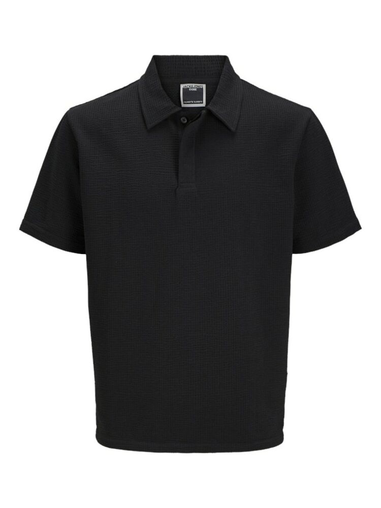 Jack Jones Sago Textured Erkek Polo Yaka Tişört 12276735 (1)