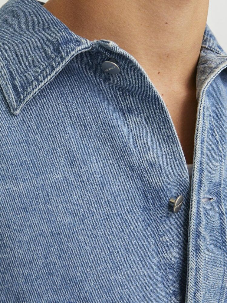 Jack Jones Santorını Denım Overshırt Erkek Jean Ceket 12250602 - 4