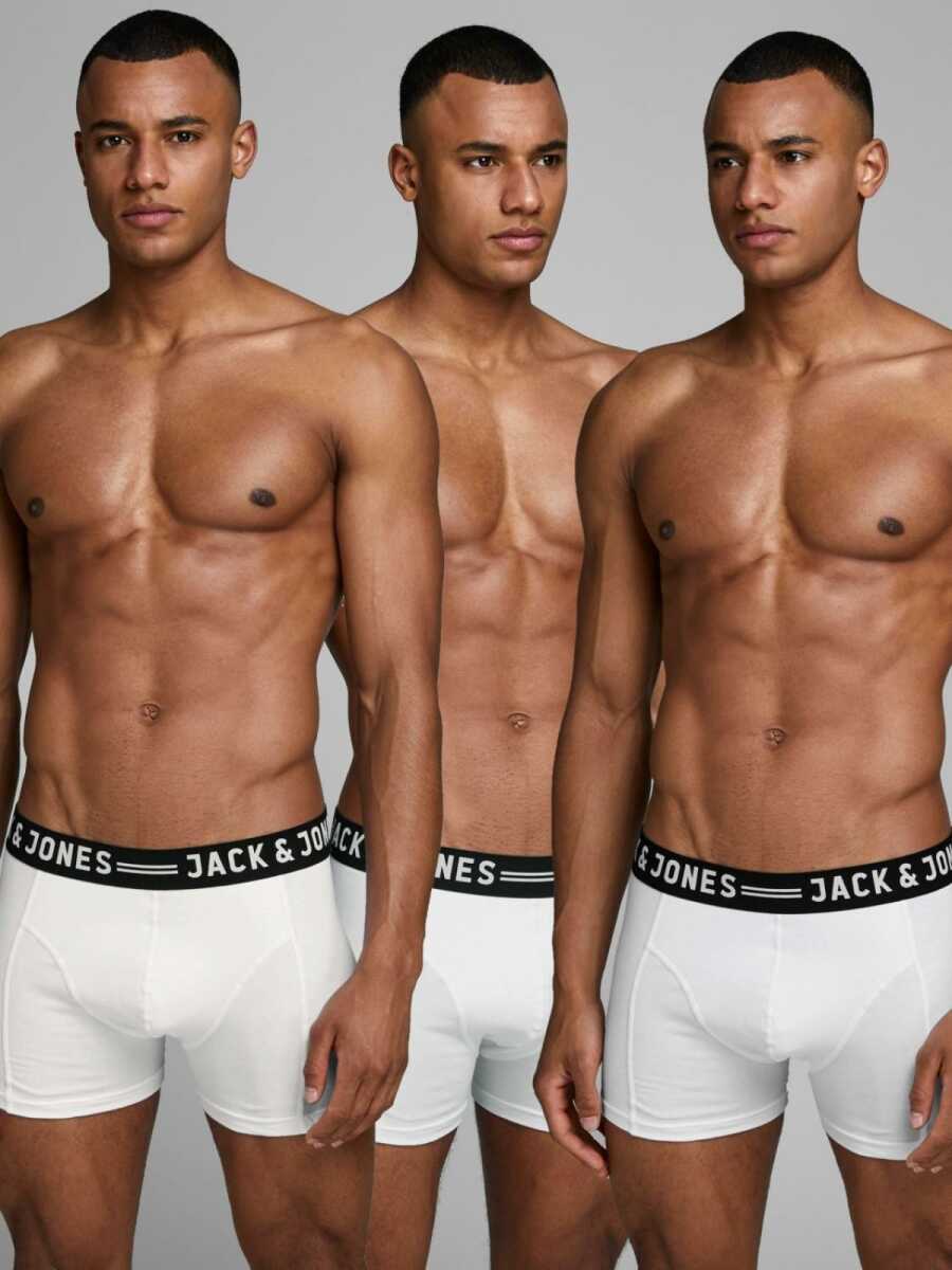 Jack Jones Sense 3 Lü Paket  Erkek Boxer 12081832
