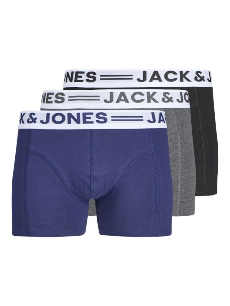 Jack Jones Sense 3 Lü Paket Erkek Boxer 12081832