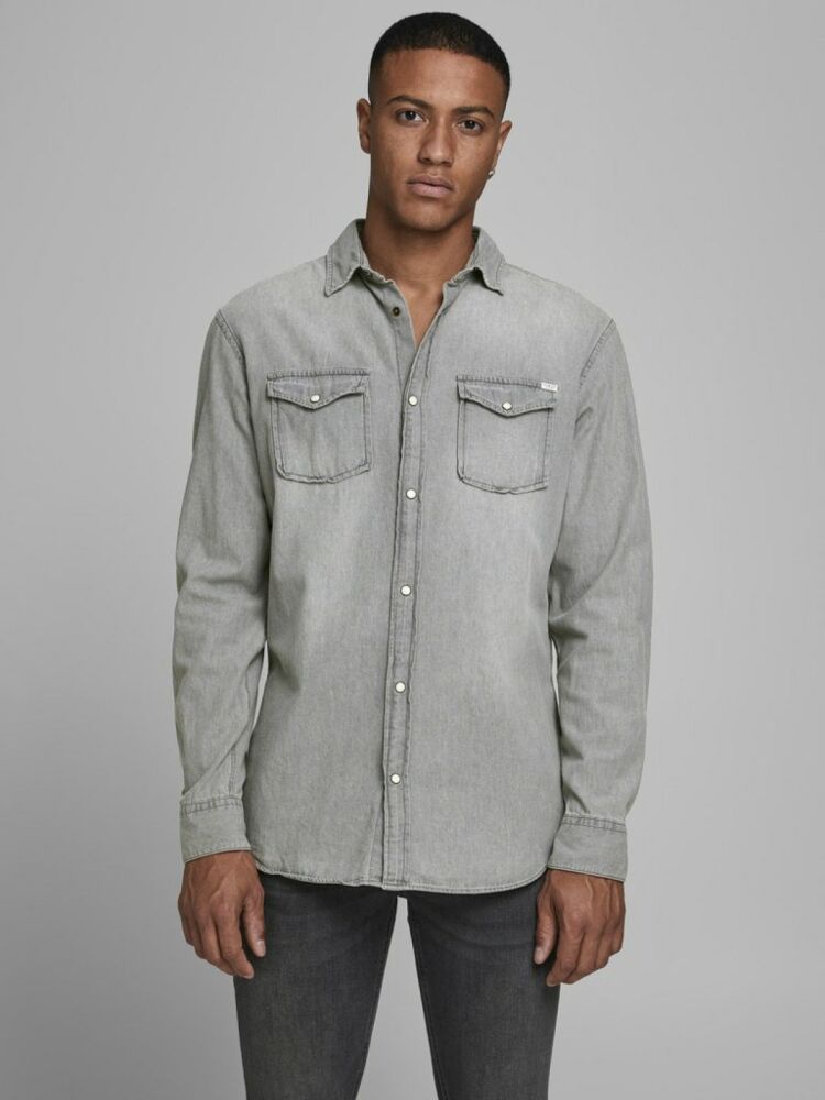 Jack Jones Sheridan Erkek Jean Gömlek 12138115 (1)