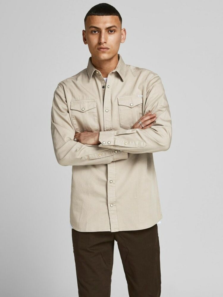 Jack Jones Sheridan Erkek Jean Gömlek 12138115 (1)