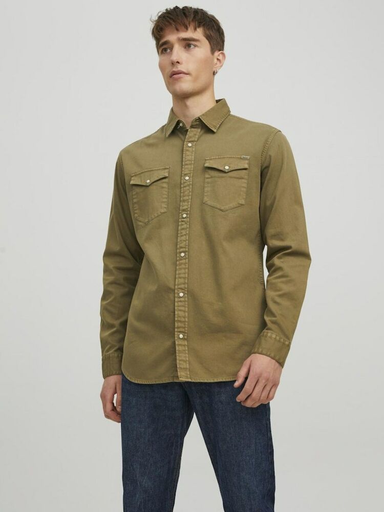 Jack Jones Sheridan Erkek Jean Gömlek 12138115 - 2