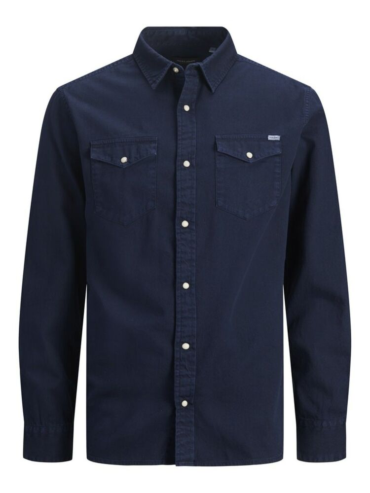 Jack Jones Sheridan Erkek Jean Gömlek 12138115 - 1