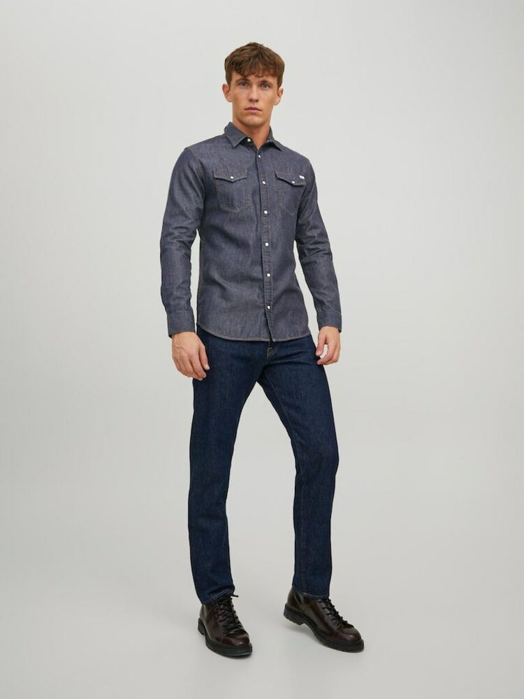 Jack Jones Sheridan Erkek Jean Gömlek 12138115 - 4