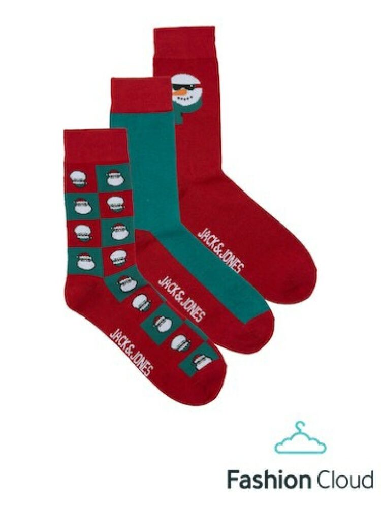 Jack Jones Snowman 3 Lü Paket Erkek Porap 12246902 (1)