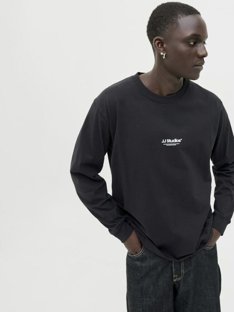 Jack Jones Soho Bisiklet Yaka Relax Fit Erkek Sweat 12278788 (1)