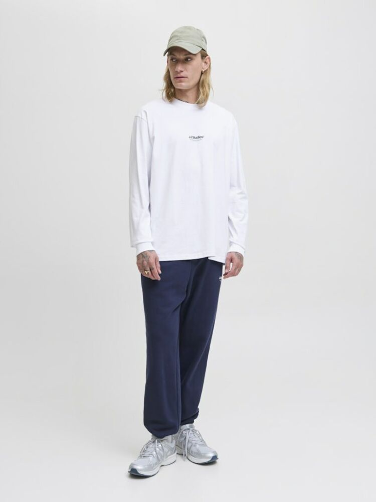 Jack Jones Soho Bisiklet Yaka Relax Fit Erkek Sweat 12278788 (1)