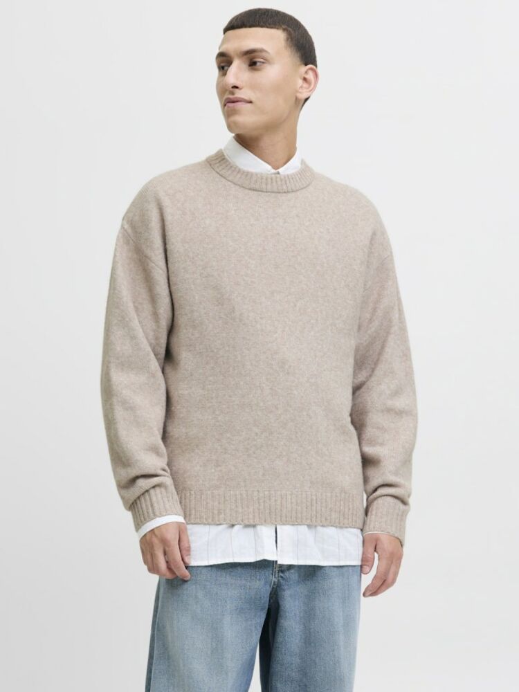 Jack Jones Soho Ollıe Relax Fit Erkek Kazak 12278924