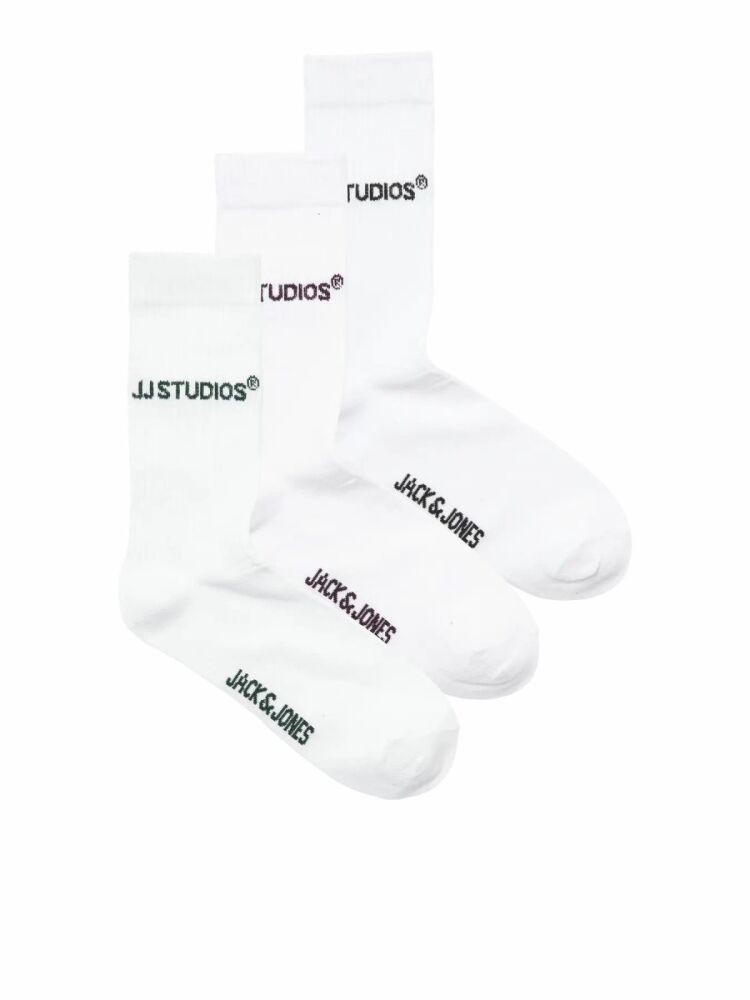 Jack Jones Soho Tennıs 3 Lü Paket Erkek Çorap 12280165