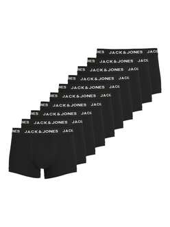 Jack Jones Solıd 10 Lu Paket Erkek Boxer 12189937 - 1