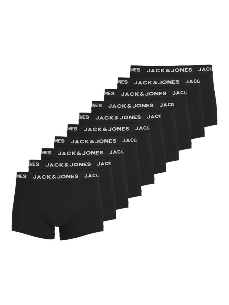 Jack Jones Solıd 10 Lu Paket Erkek Boxer 12189937 - 1