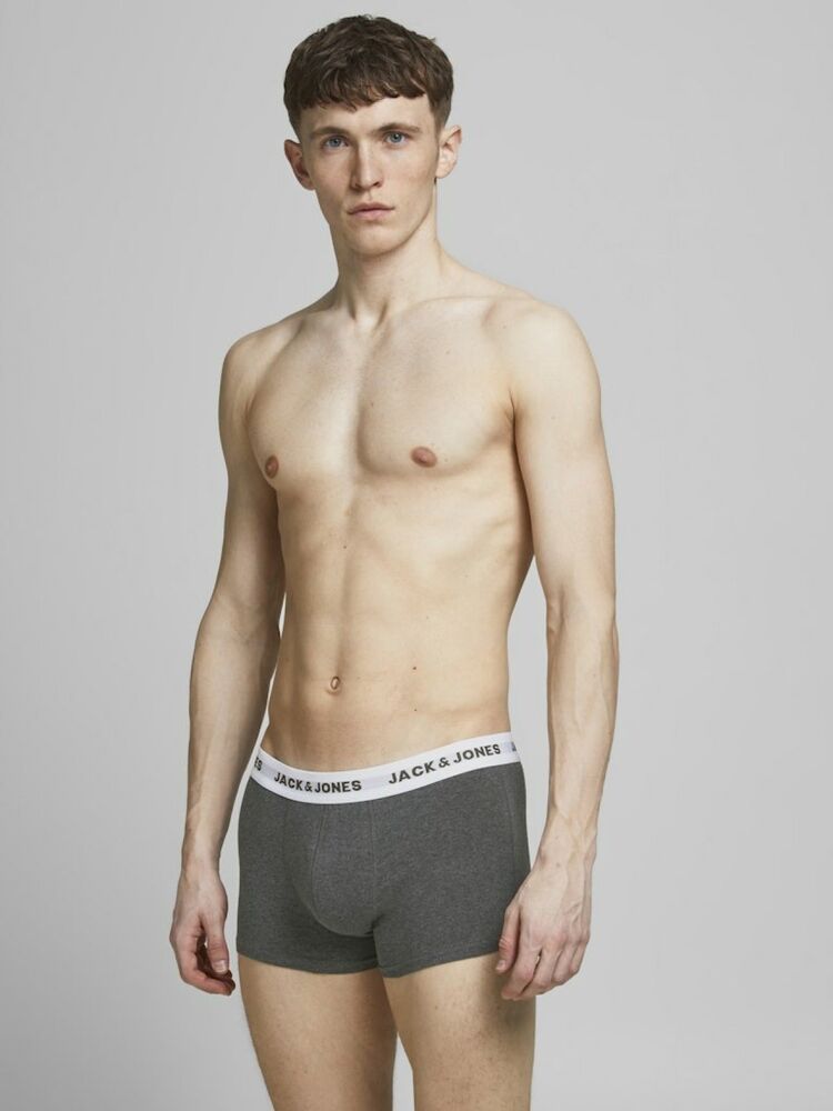Jack Jones Solıd 12 Li Paket Erkek Boxer 12189935 - 2