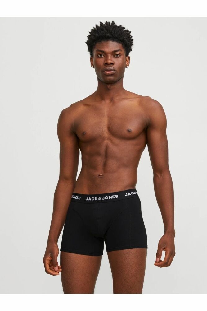 Jack Jones Solıd 5 Li Paket Erkek Boxer 12254366 (1)