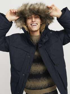 Jack Jones Star Erkek Parka 12256892 - 2