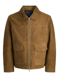 Jack Jones Suede Hakiki suet Erkek Ceket 12278575 - 1
