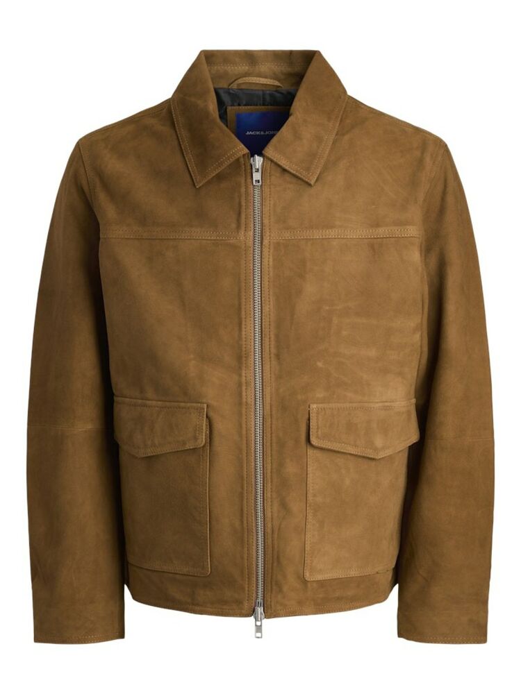 Jack Jones Suede Hakiki suet Erkek Ceket 12278575 - 1