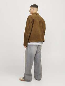 Jack Jones Suede Hakiki suet Erkek Ceket 12278575 - 2