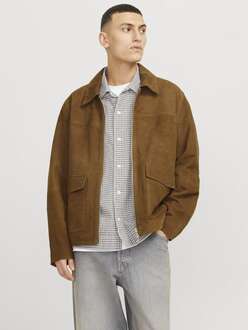 Jack Jones Suede Hakiki suet Erkek Ceket 12278575 - 3