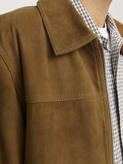 Jack Jones Suede Hakiki suet Erkek Ceket 12278575 - 4