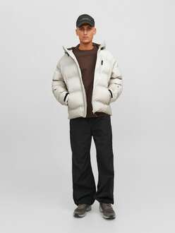 Jack Jones Sweep Puffer Erkek Mont 12238998 - 4