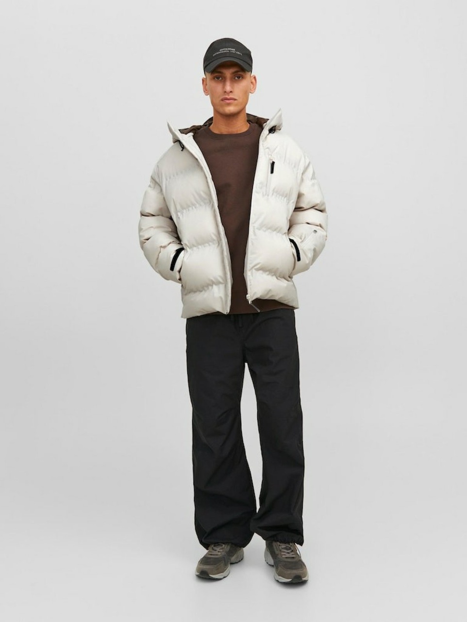 Jack Jones Sweep Puffer Erkek Mont 12238998 - 4