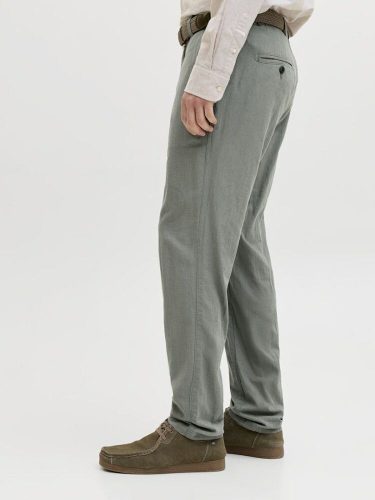 Jack Jones Tace Summer Lınen Blend Tapared Fit Erkek Chino Pantolon 12248604 (1)