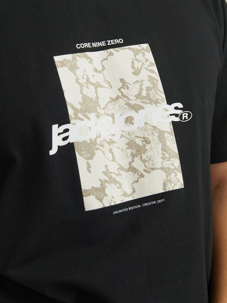 Jack Jones Tarmac Camo Front Erkek Tişört 12273239 - 5