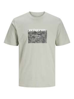 Jack Jones Tarmac Camo Front Erkek Tişört 12273239 - 1