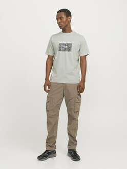 Jack Jones Tarmac Camo Front Erkek Tişört 12273239 - 4