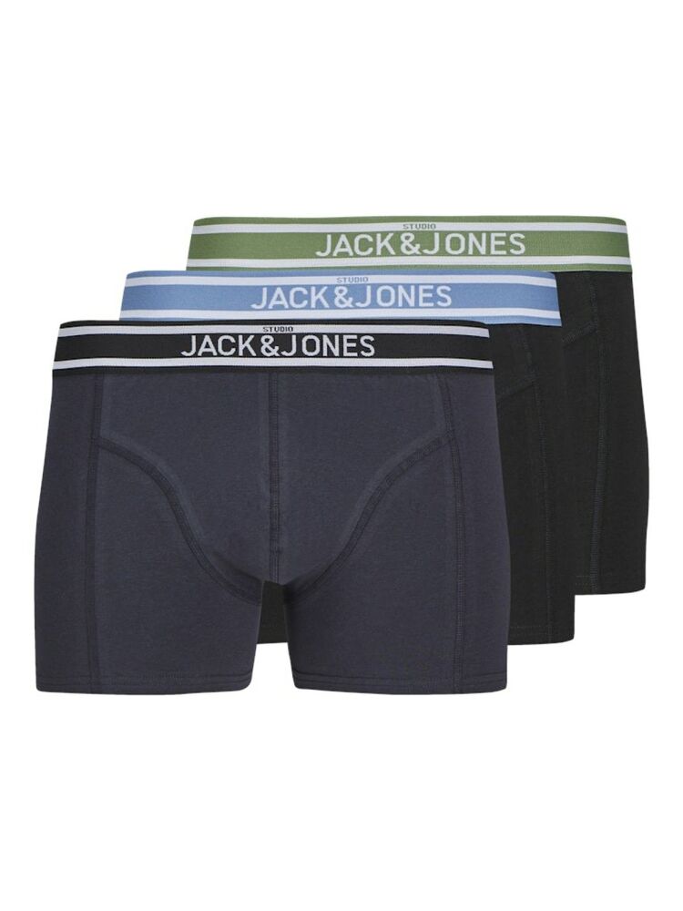 Jack Jones Teddy Solıd 3 Lü Paket Erkek Boxer 12272108 - 1