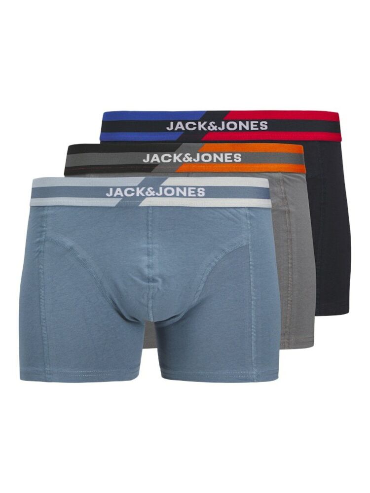 Jack Jones Teve Solıd 3 Lü Paket Erkek Boxer 12268486 - 1