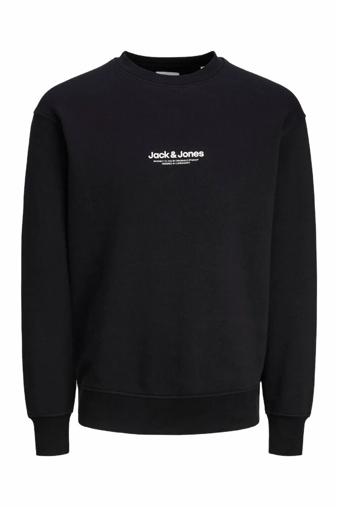 Jack Jones Vester Bro Bisiklet Yaka Erkek Sweat 12266164 - 2