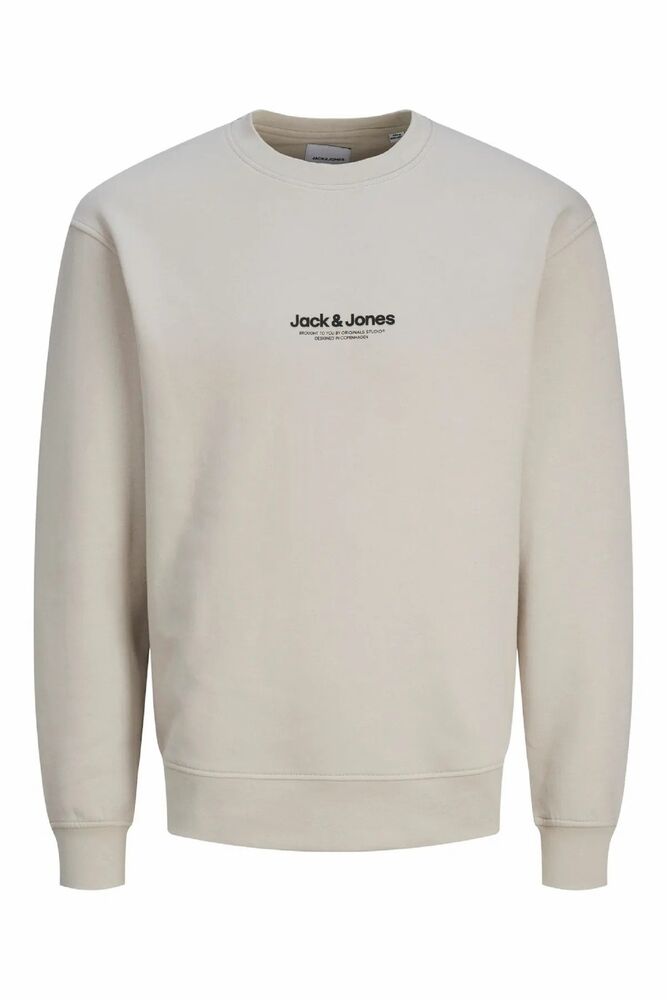 Jack Jones Vester Bro Bisiklet Yaka Erkek Sweat 12266164 - 2
