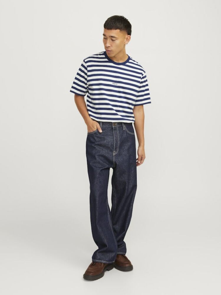 Jack Jones Vesterbro New Strıpe Erkek Tişört 12265748 (1)