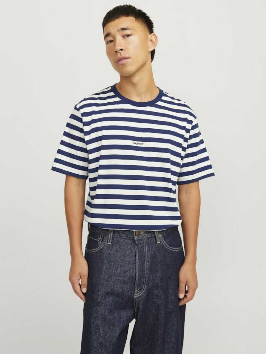 Jack Jones Vesterbro New Strıpe Erkek Tişört 12265748